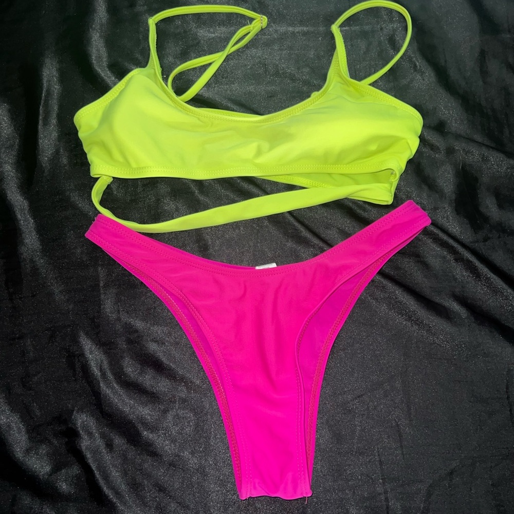 Neon swimsuit
